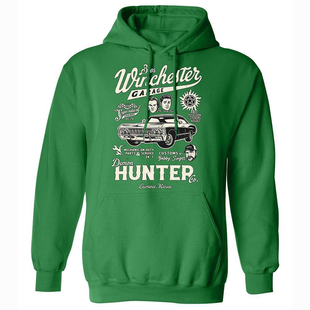 Classic Unisex Hoodie - NXYTW9A8 - Irish Green - 11