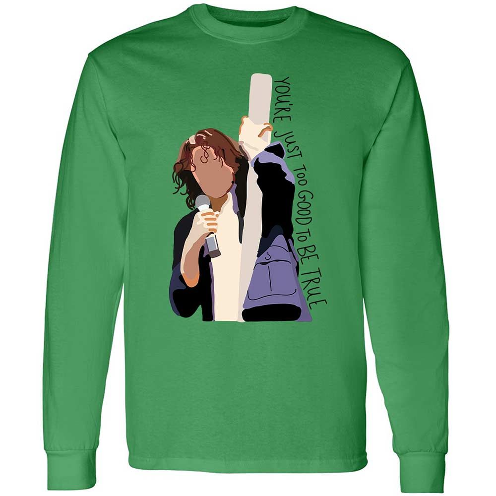 Long Sleeve T-Shirt - B1E4SJT9 - Irish Green - 11