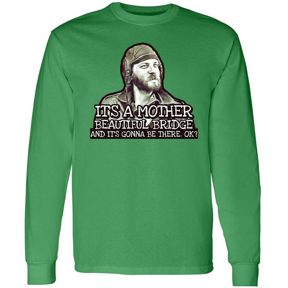 Long Sleeve T-Shirt - LUVKTDNF - Irish Green - 11