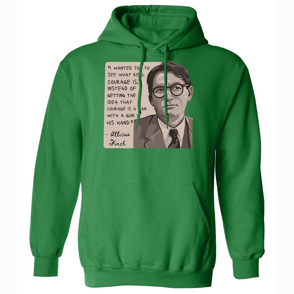 Real Courage Quote - Irish Green - 11