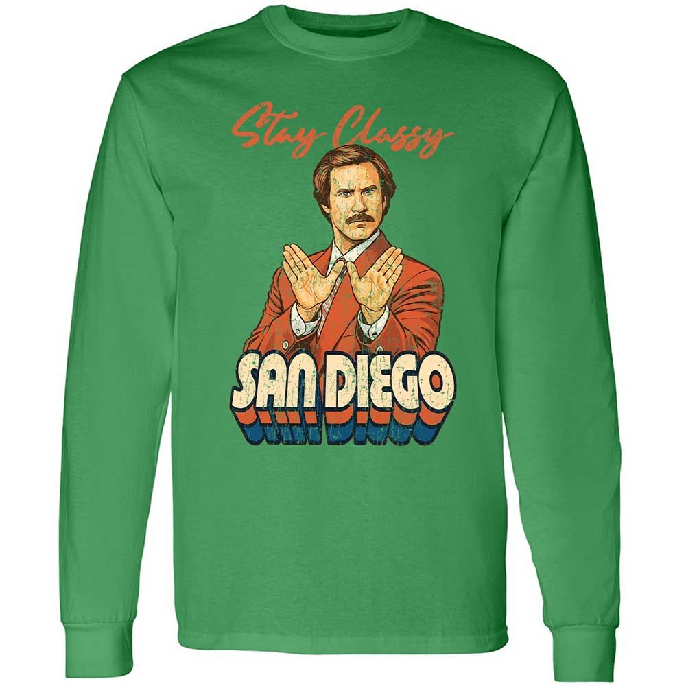 Long Sleeve T-Shirt - L2FTJ4X9 - Irish Green - 11