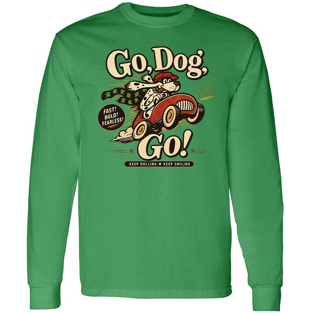 Long Sleeve T-Shirt - KHWPR9U3 - Irish Green - 11