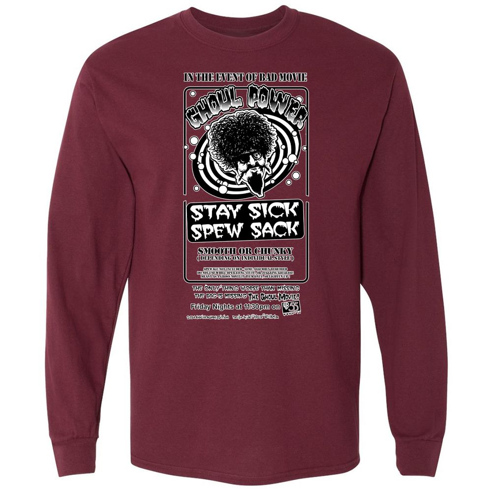 Long Sleeve T-Shirt - BGS316CM - Maroon - 11
