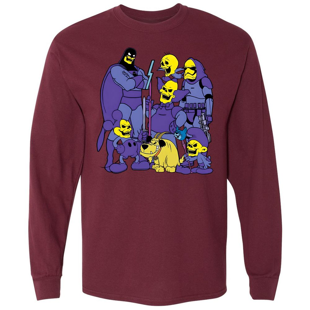 Long Sleeve T-Shirt - DFP1VWP3 - Maroon - 11