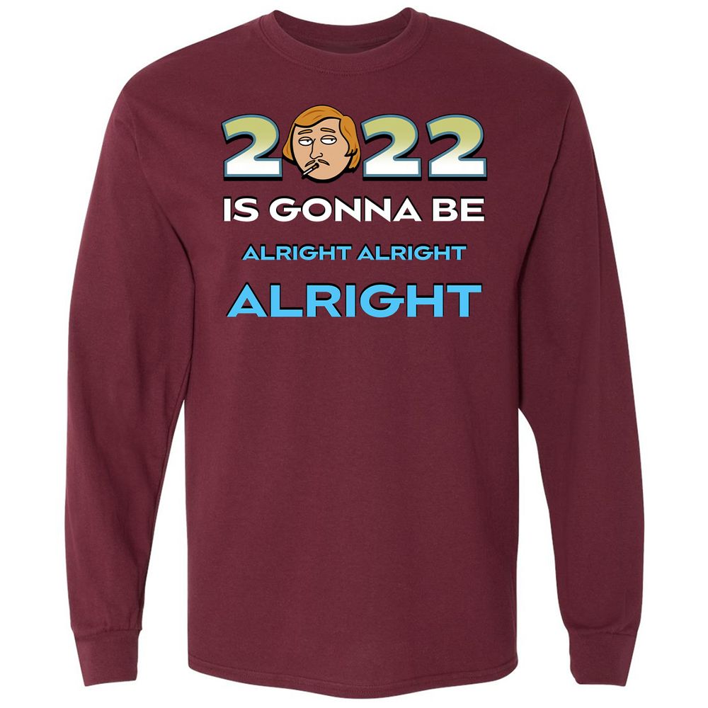 Long Sleeve T-Shirt - 21F9MZ7G - Maroon - 11