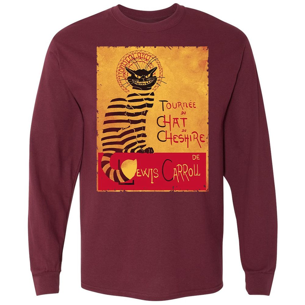 Long Sleeve T-Shirt - LJNYPZJG - Maroon - 11
