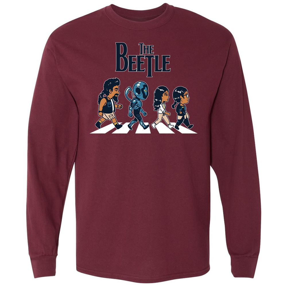 Long Sleeve T-Shirt - F1Q3MEH6 - Maroon - 11