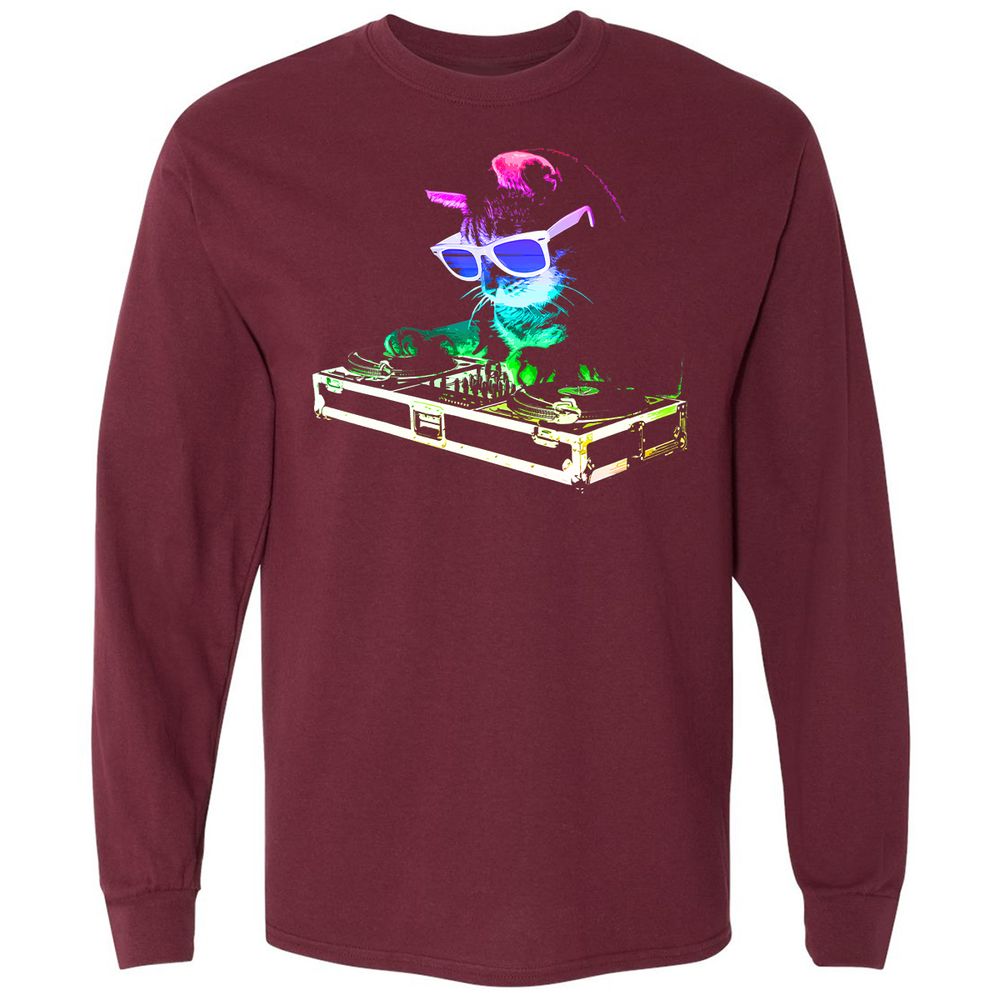 Long Sleeve T-Shirt - 87XX5CSV - Maroon - 11