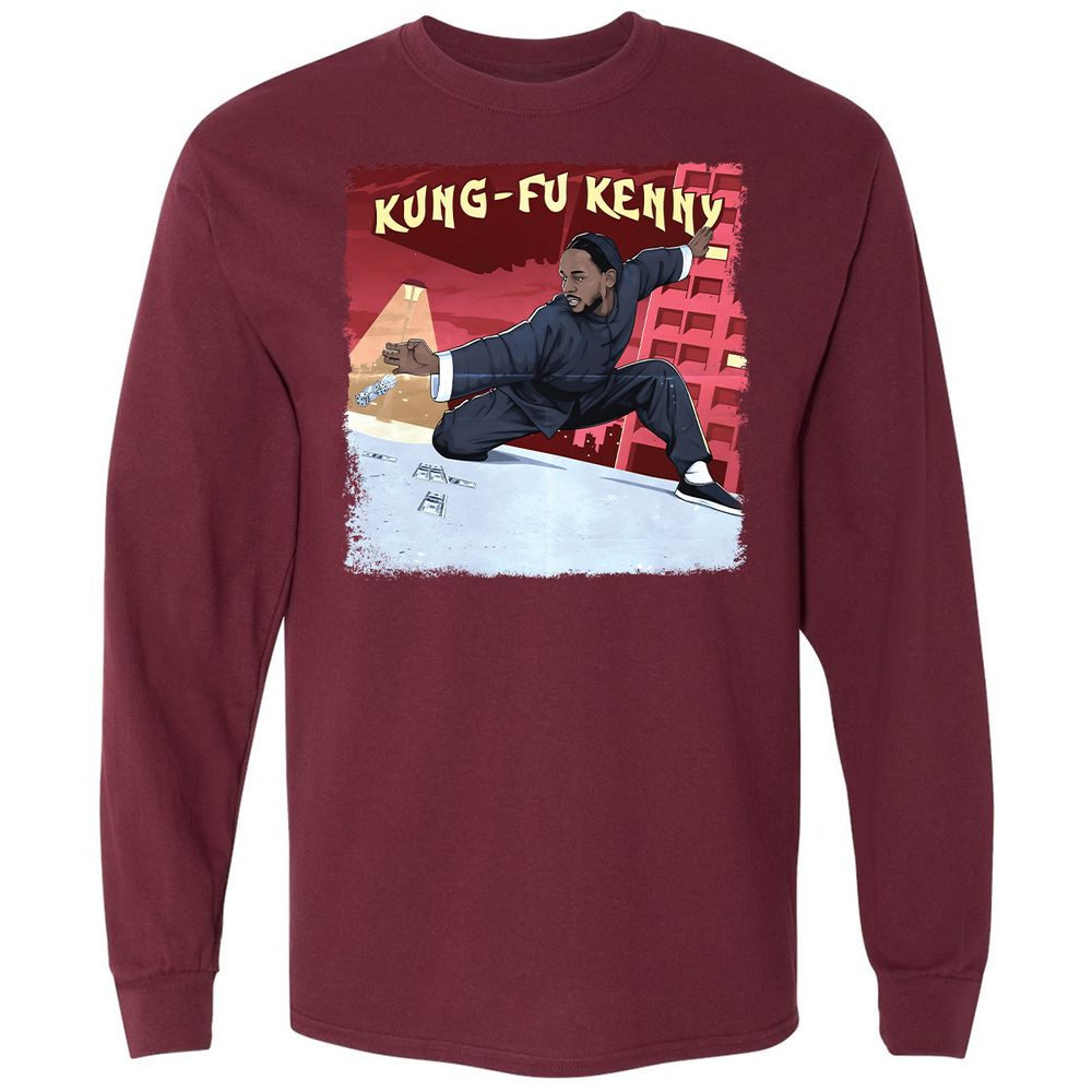 Long Sleeve T-Shirt - 1QDP6WK9 - Maroon - 11