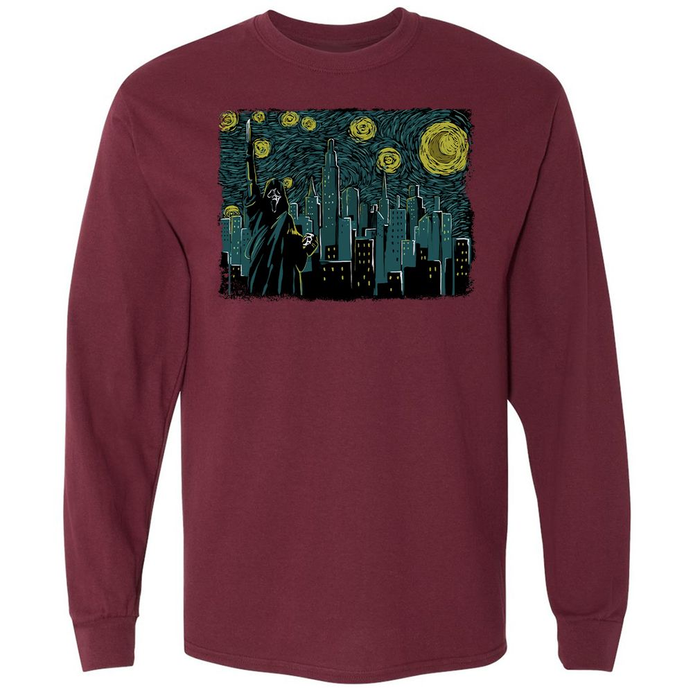 Long Sleeve T-Shirt - CNCCSJB6 - Maroon - 11