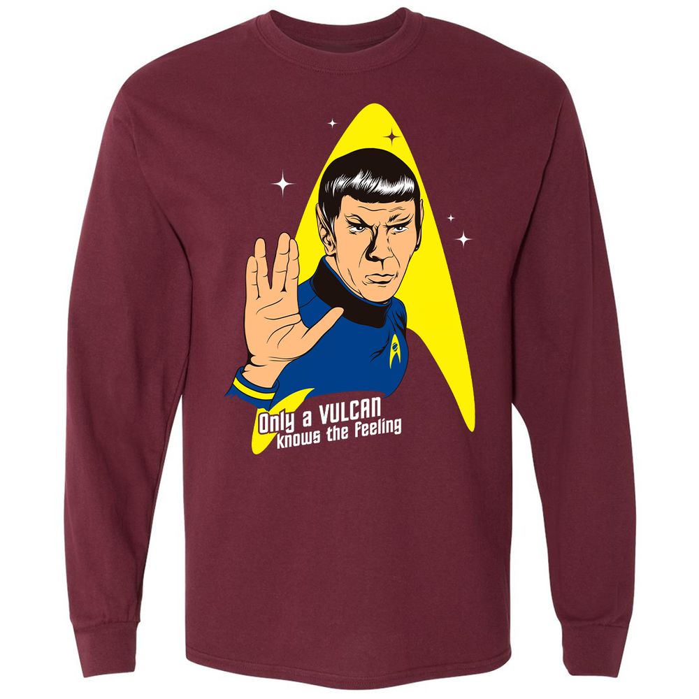 Long Sleeve T-Shirt - 6RY5AV8R - Maroon - 11