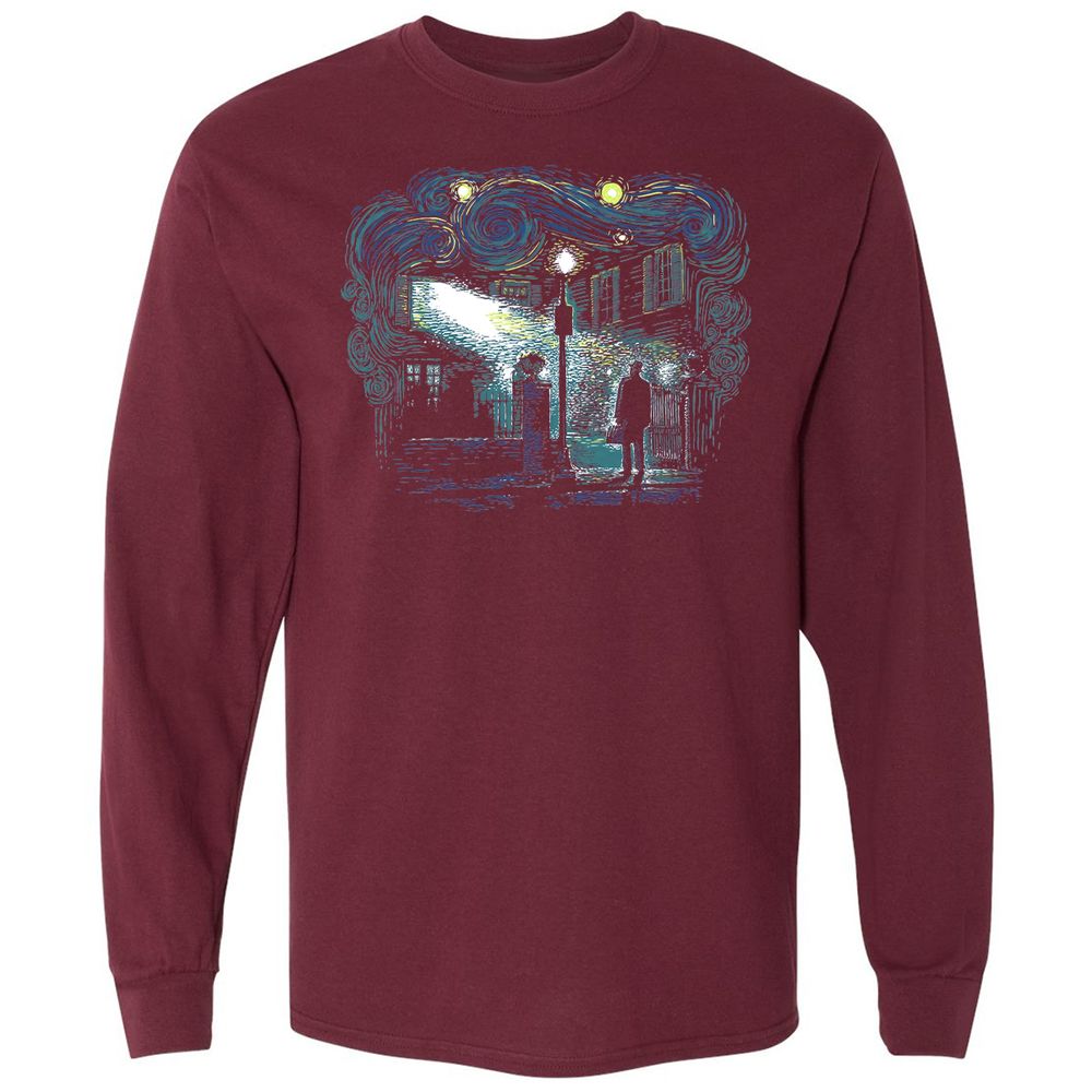 Long Sleeve T-Shirt - FNADUH8B - Maroon - 11