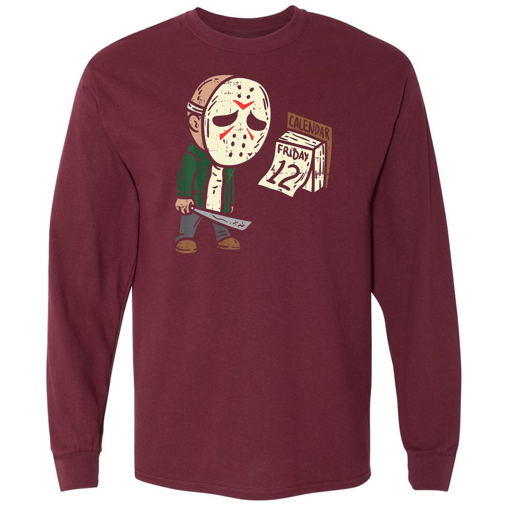 Long Sleeve T-Shirt - 5RW2954P - Maroon - 11