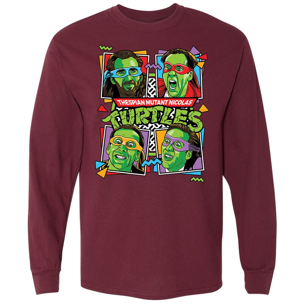 Long Sleeve T-Shirt - 3MGN5275 - Maroon - 11