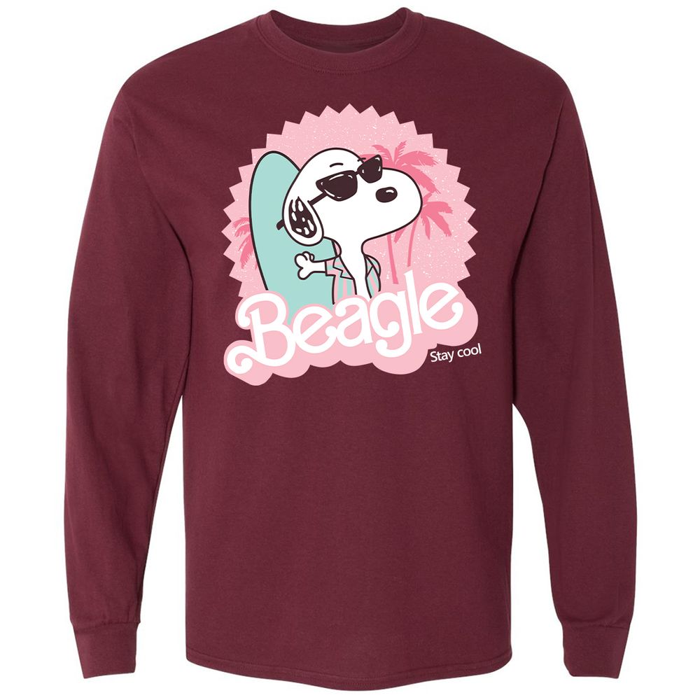 Long Sleeve T-Shirt - NVP5FF1Y - Maroon - 11