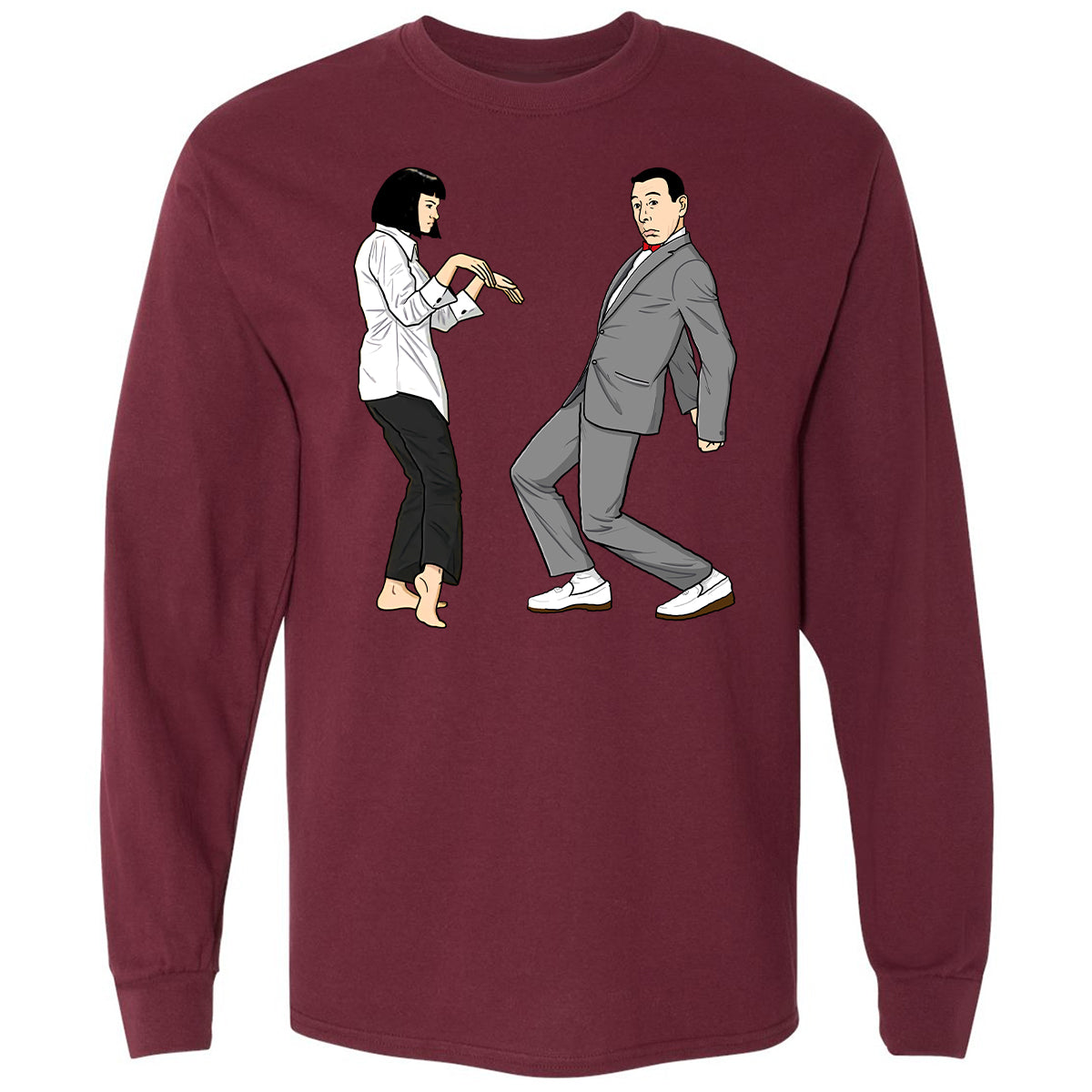 Long Sleeve T-Shirt - LTY4AGP2 - Maroon - 11