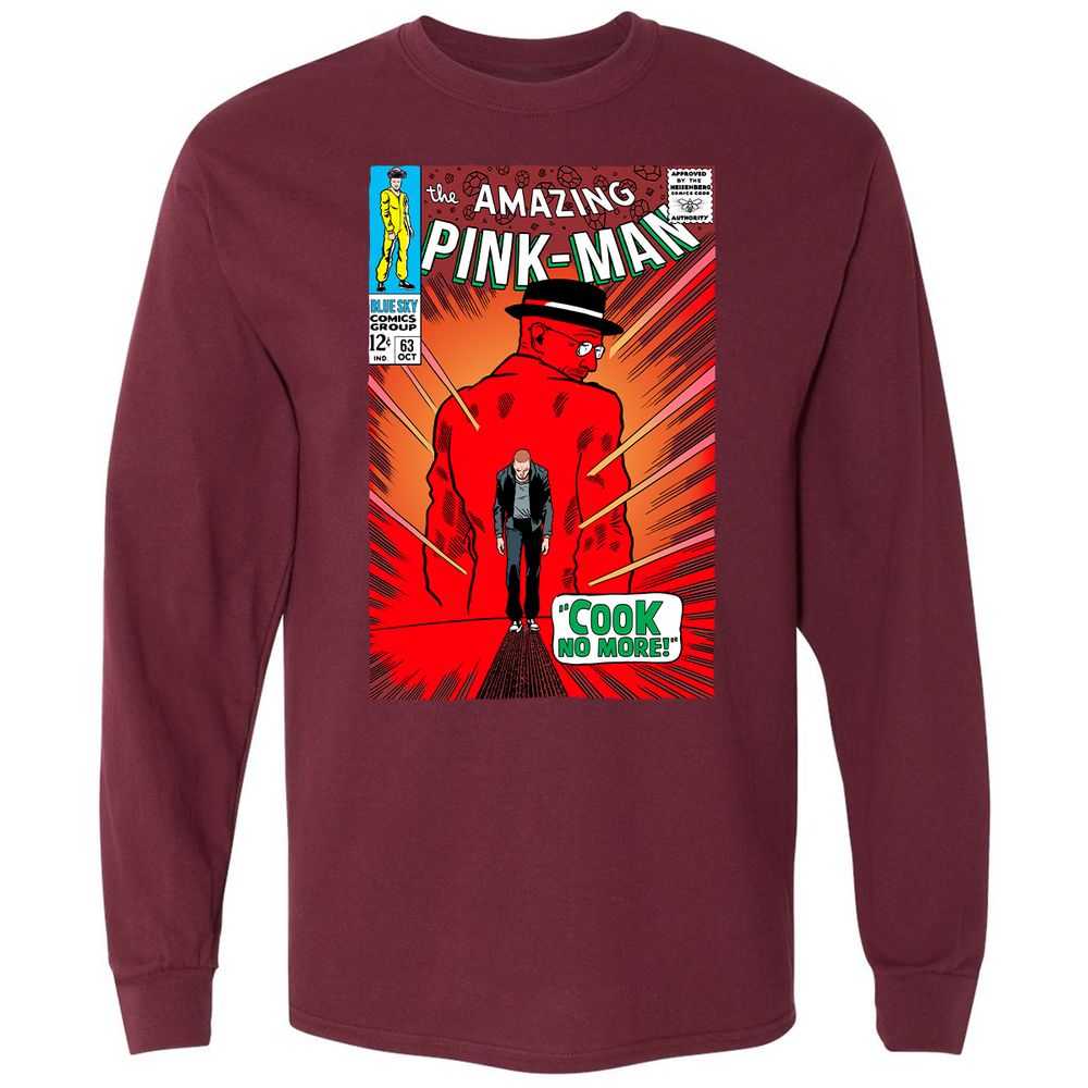 Long Sleeve T-Shirt - 6V99D95E - Maroon - 11