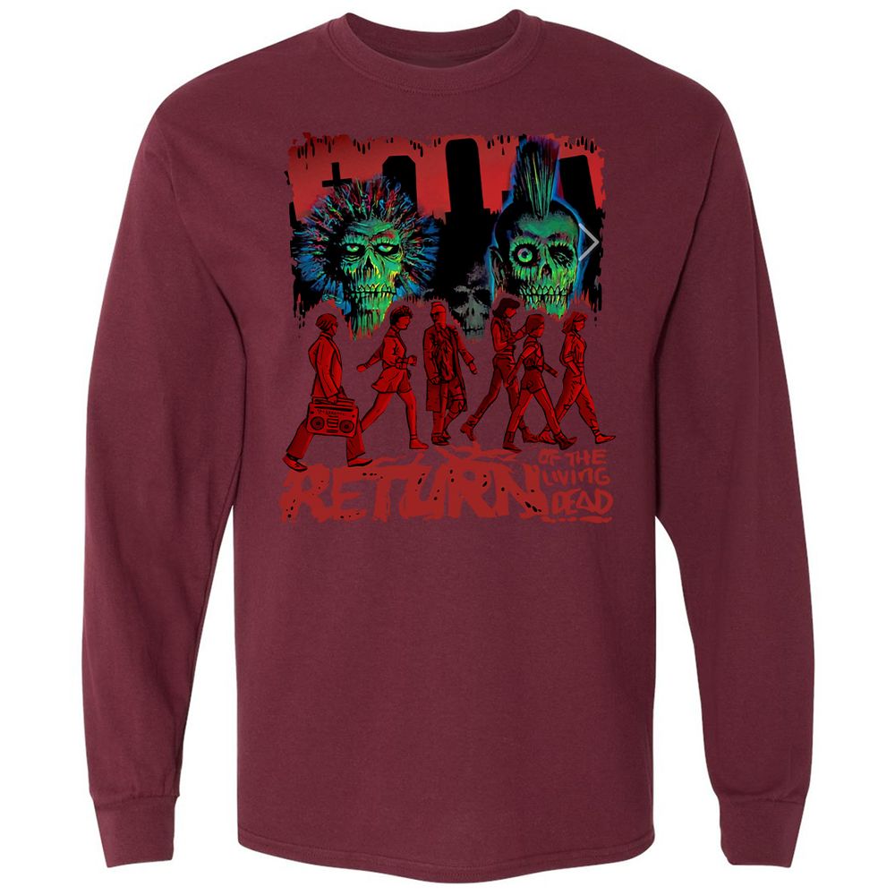 Long Sleeve T-Shirt - UF545Z54 - Maroon - 11