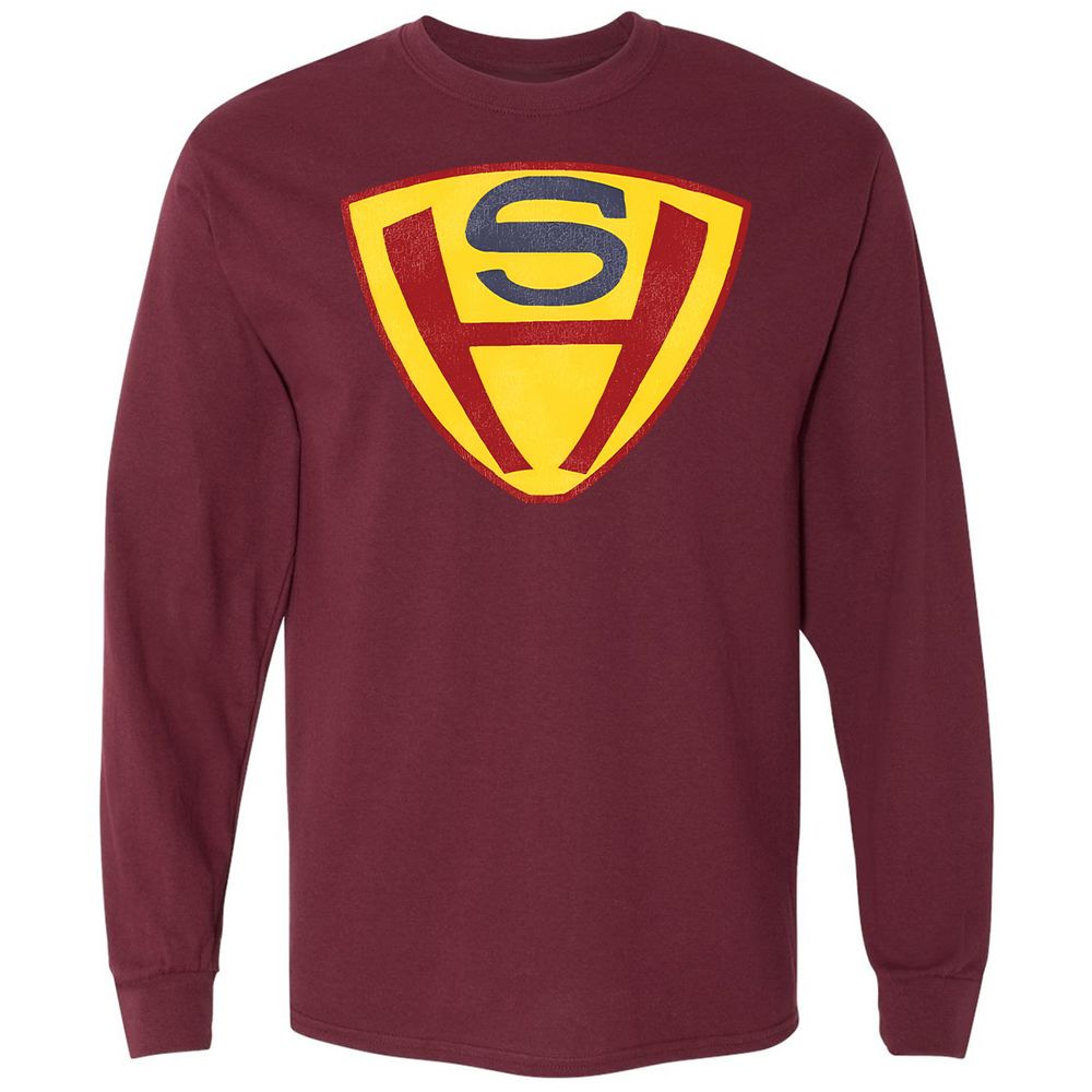 Long Sleeve T-Shirt - 42KQGYUL - Maroon - 11