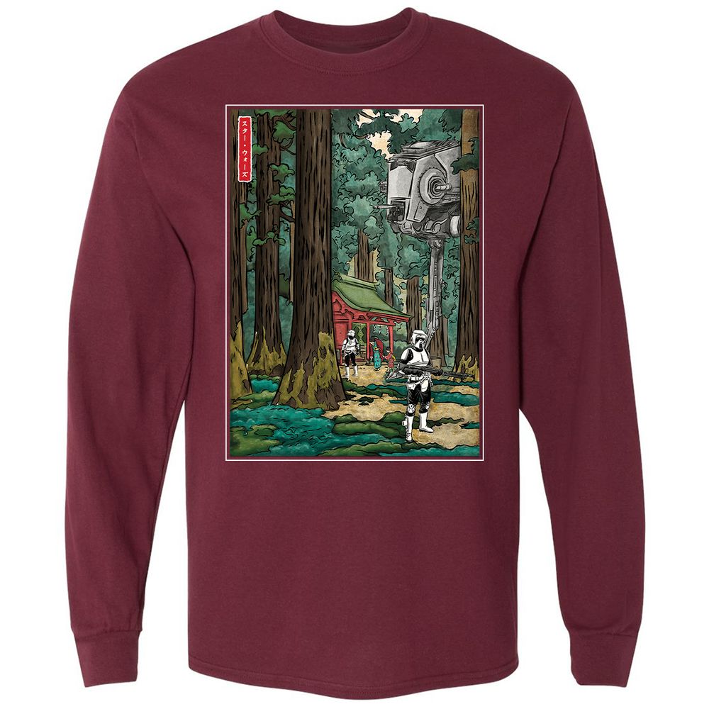 Long Sleeve T-Shirt - 9YPPYXTC - Maroon - 11