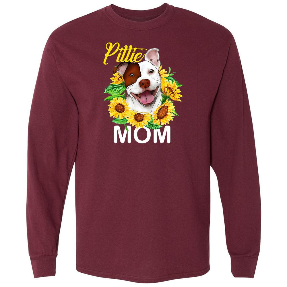 Long Sleeve T-Shirt - 3U4ZPZ3A - Maroon - 11