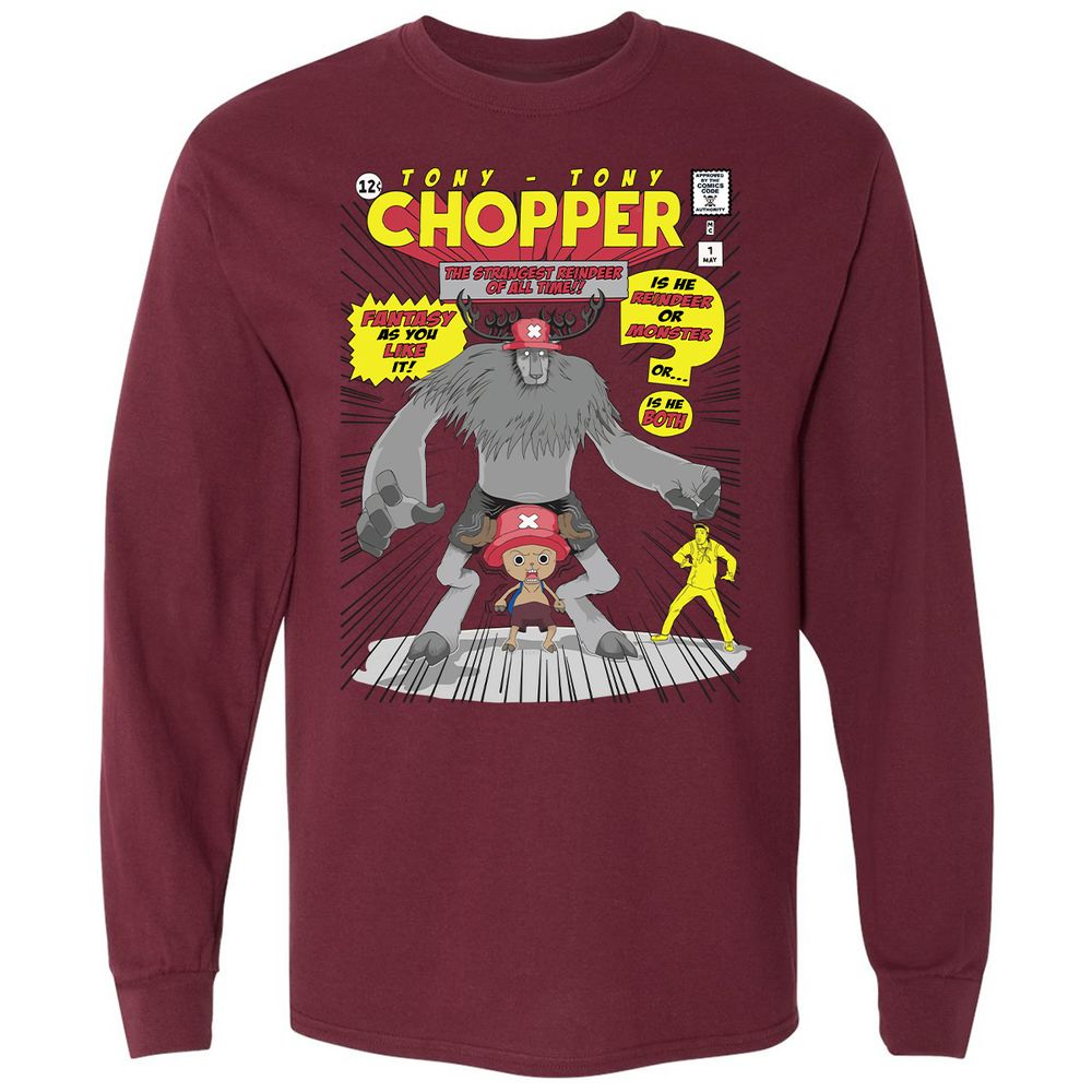 Long Sleeve T-Shirt - SJ7Z1CY7 - Maroon - 11