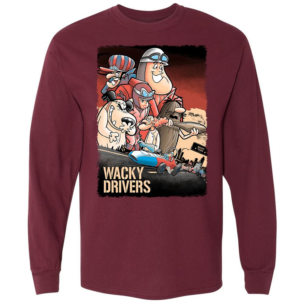 Long Sleeve T-Shirt - GTZ8Y2JX - Maroon - 11