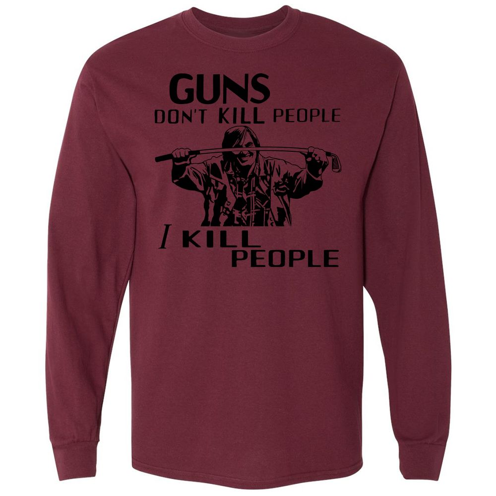 Long Sleeve T-Shirt - PEE35BDP - Maroon - 11