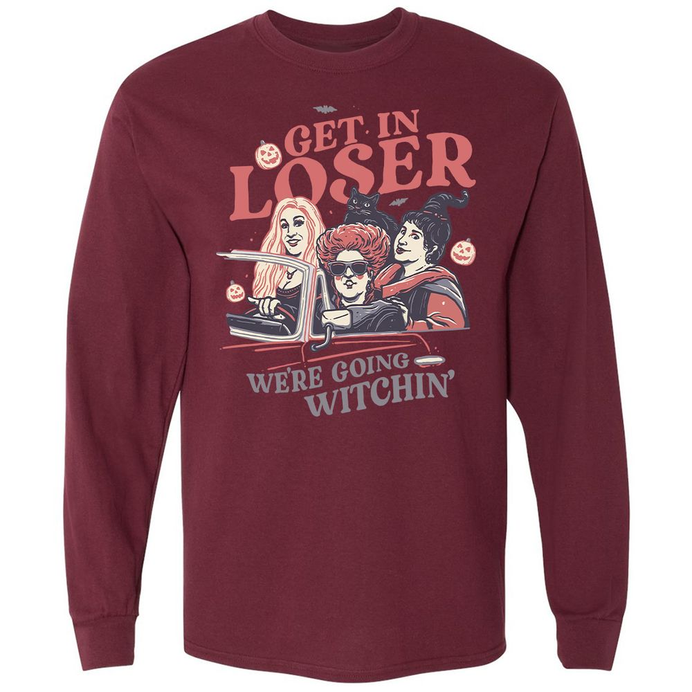 Long Sleeve T-Shirt - YBQBYGRY - Maroon - 11