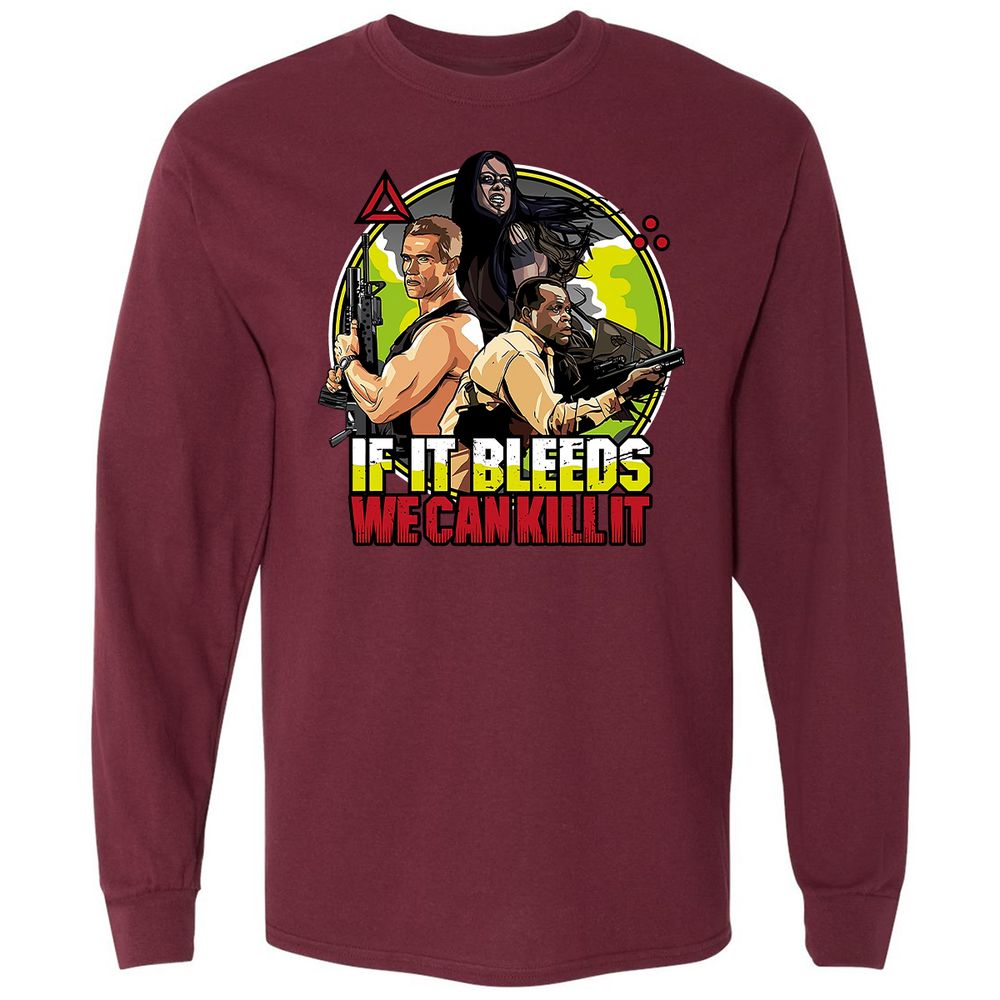 Long Sleeve T-Shirt - RMJN2RCY - Maroon - 11