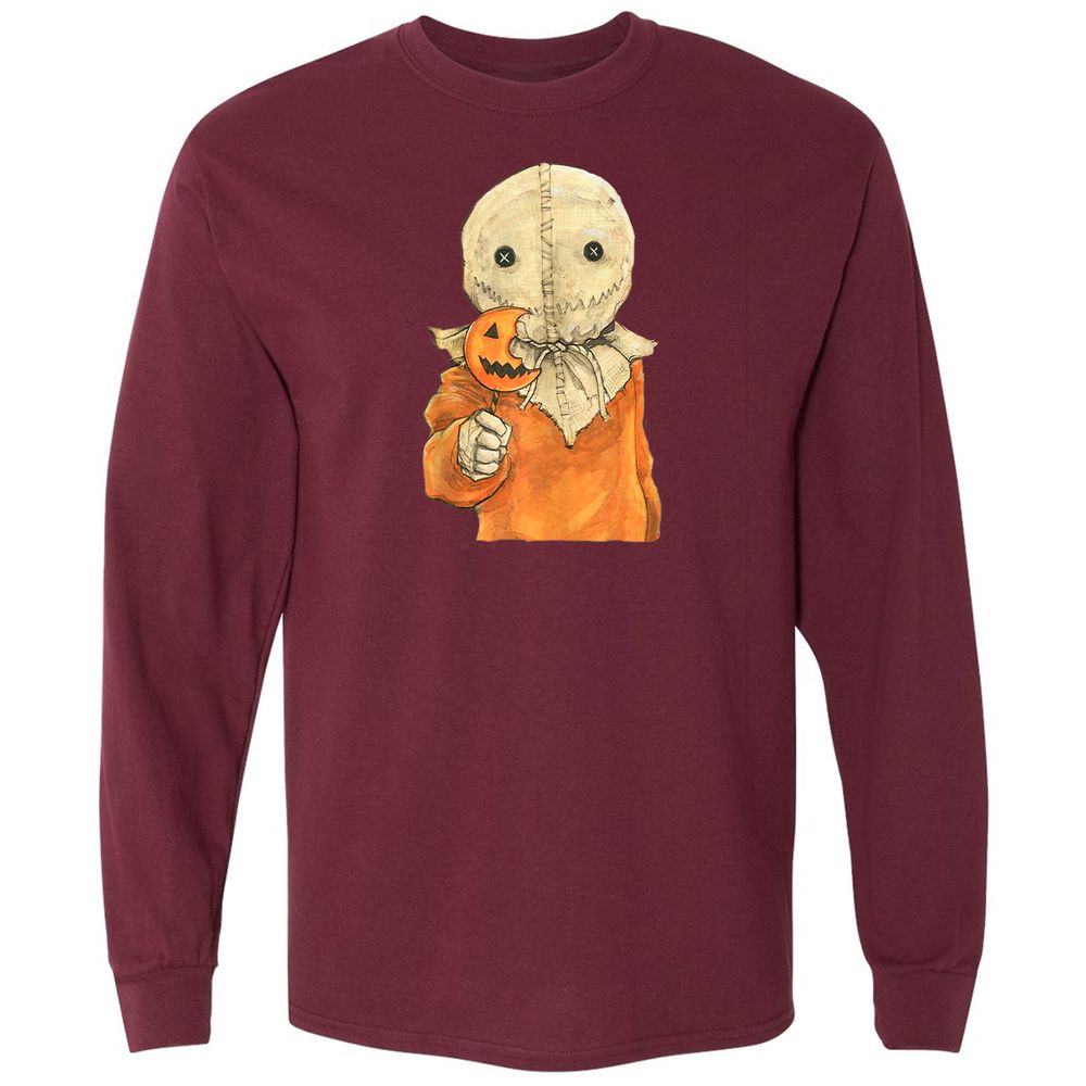 Long Sleeve T-Shirt - 8K5JQHEY - Maroon - 11