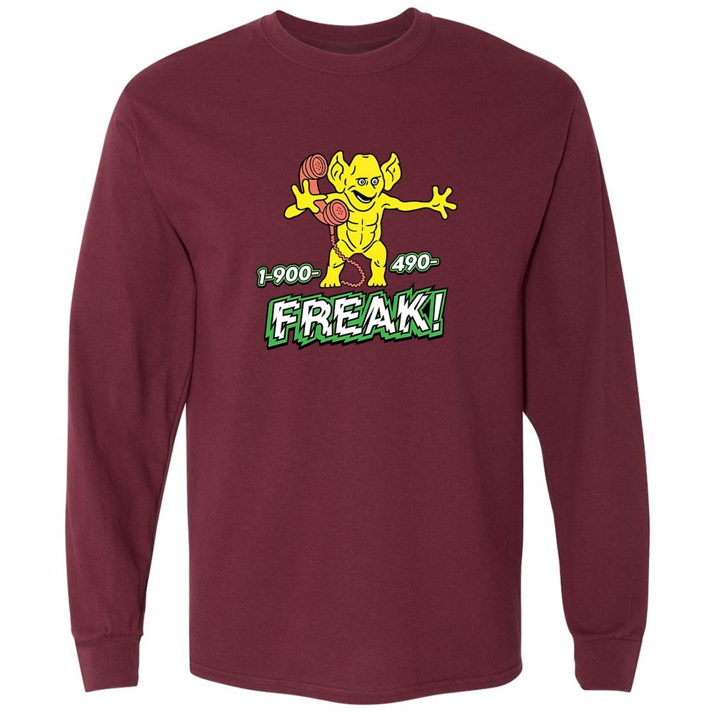 Long Sleeve T-Shirt - 7Z8Z8KL3 - Maroon - 11