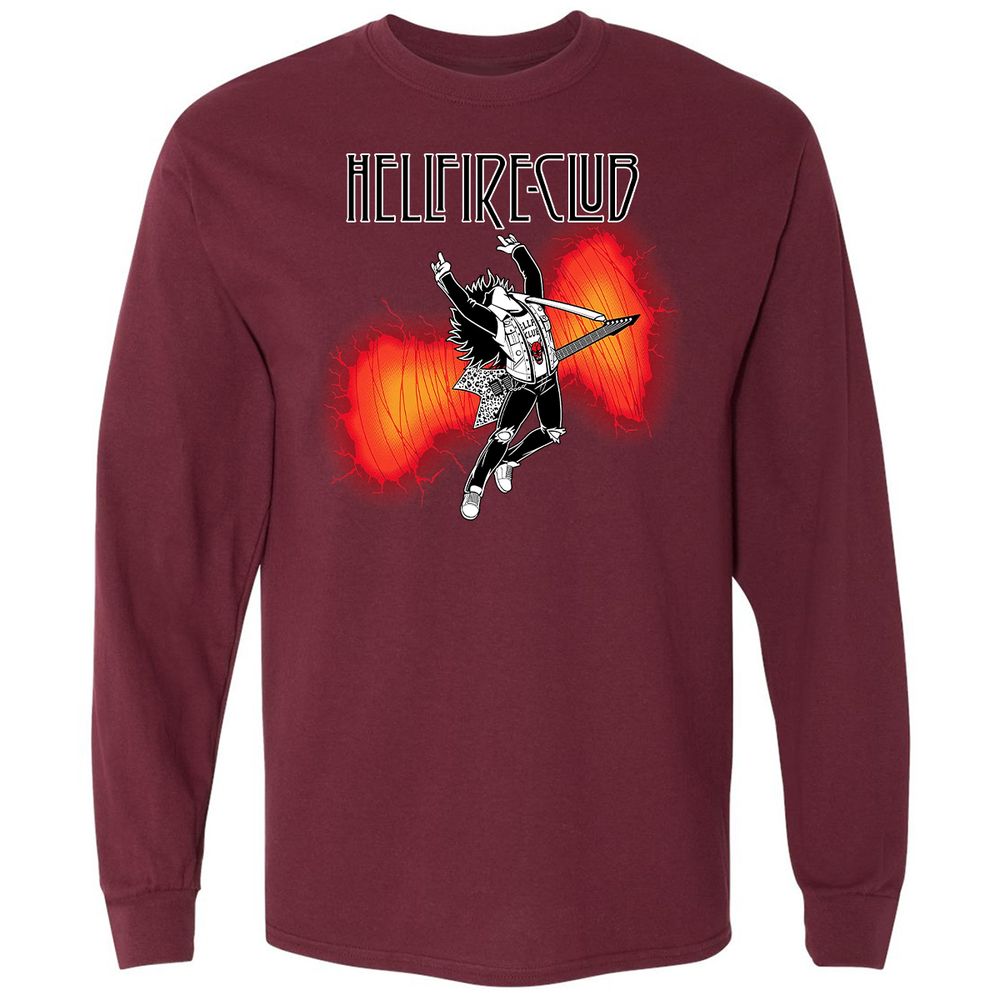 Long Sleeve T-Shirt - ZS6A2BGN - Maroon - 11