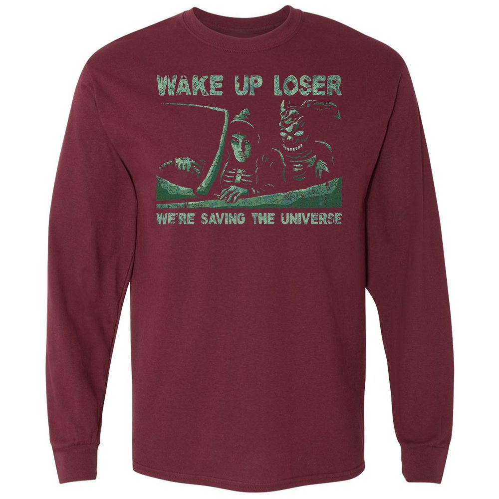 Long Sleeve T-Shirt - EFRXUMYA - Maroon - 11