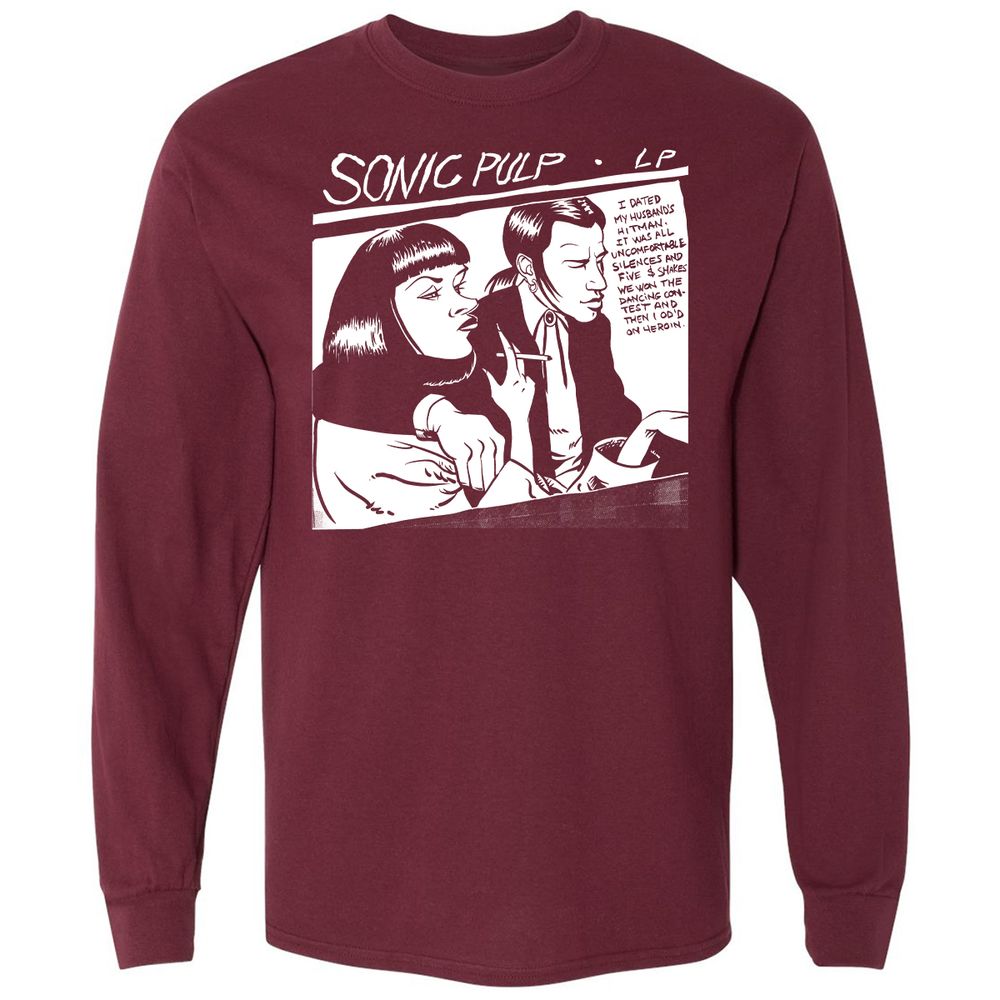 Long Sleeve T-Shirt - 445XDU2P - Maroon - 11