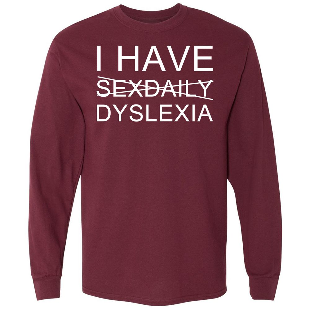 Long Sleeve T-Shirt - NA2ERPNS - Maroon - 11