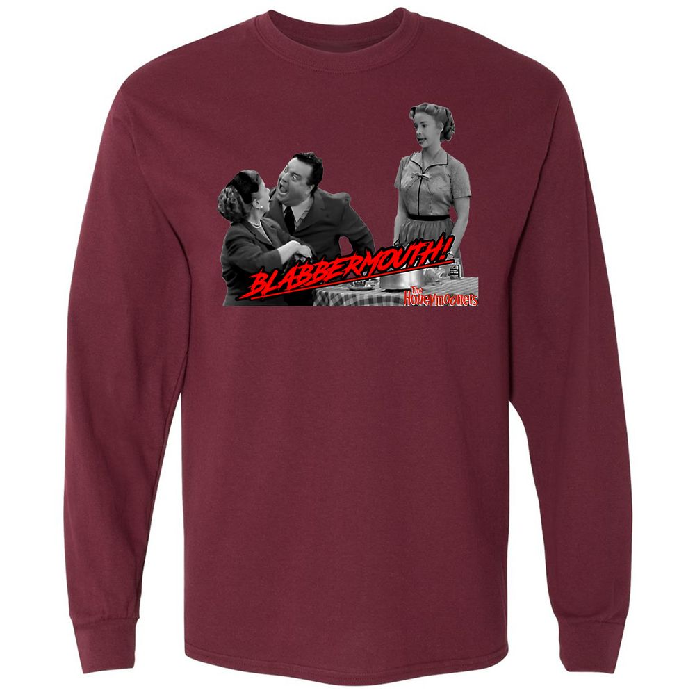 Long Sleeve T-Shirt - XDB5DQ71 - Maroon - 11