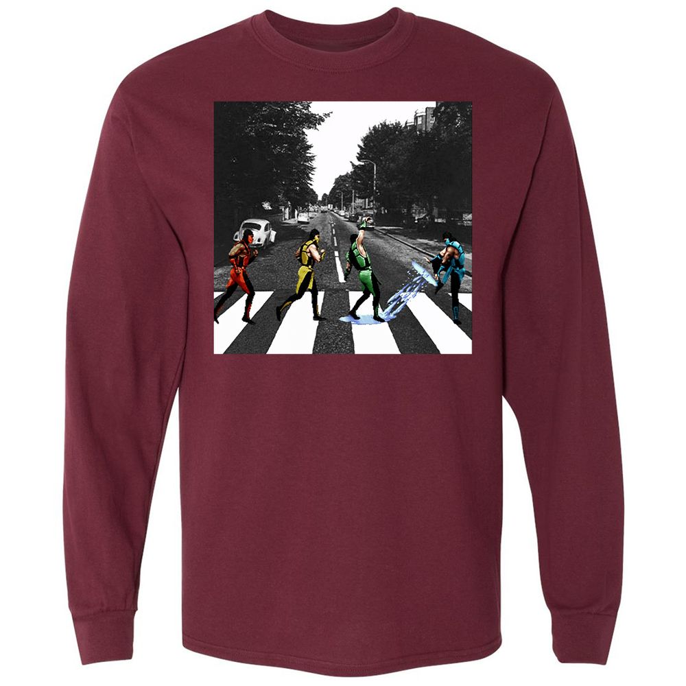 Long Sleeve T-Shirt - CCLEXUTP - Maroon - 11