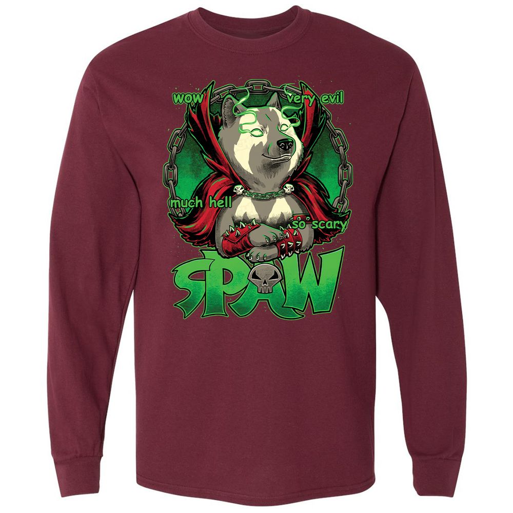 Long Sleeve T-Shirt - 9VFXE7JV - Maroon - 11