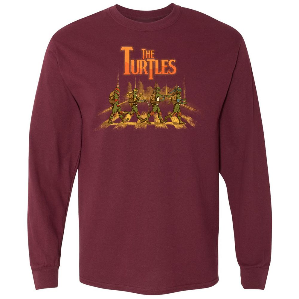 Long Sleeve T-Shirt - 761F6B8R - Maroon - 11