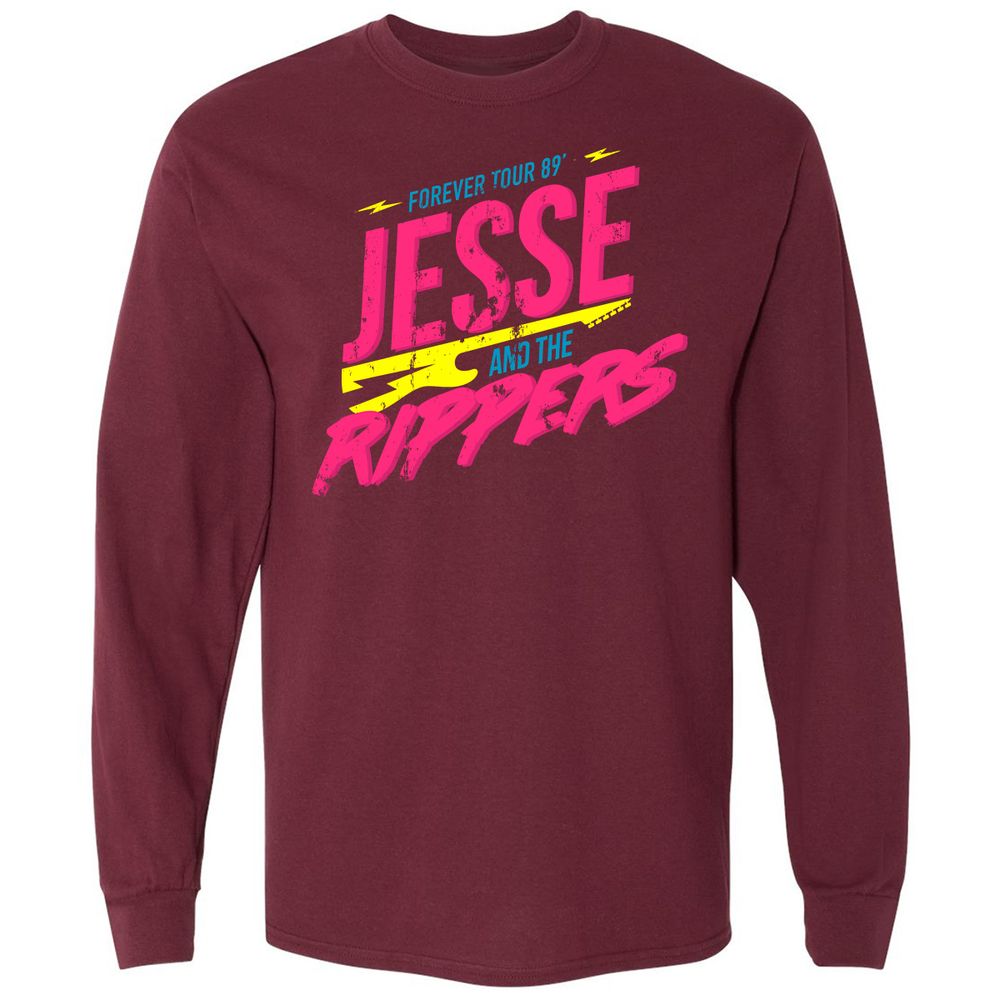 Long Sleeve T-Shirt - EH3X4C8M - Maroon - 11