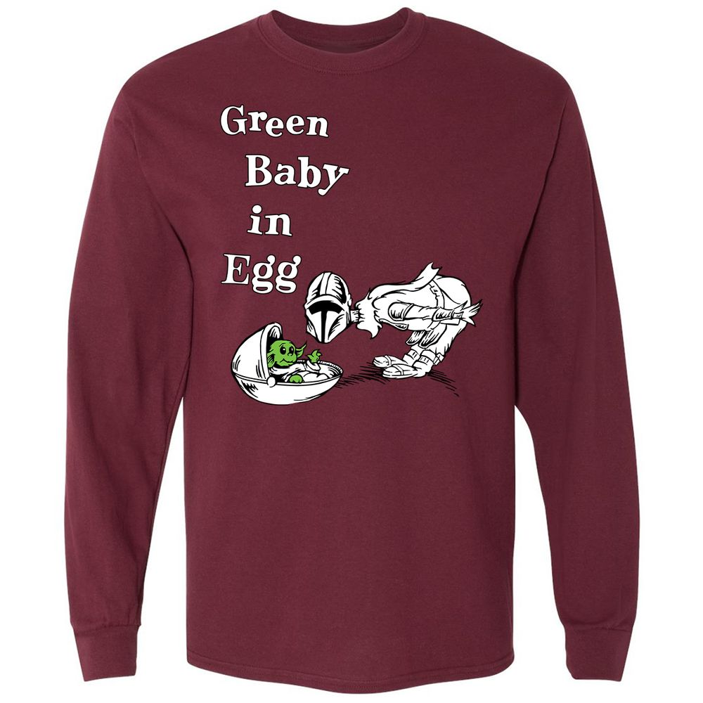 Long Sleeve T-Shirt - 51535A4G - Maroon - 11