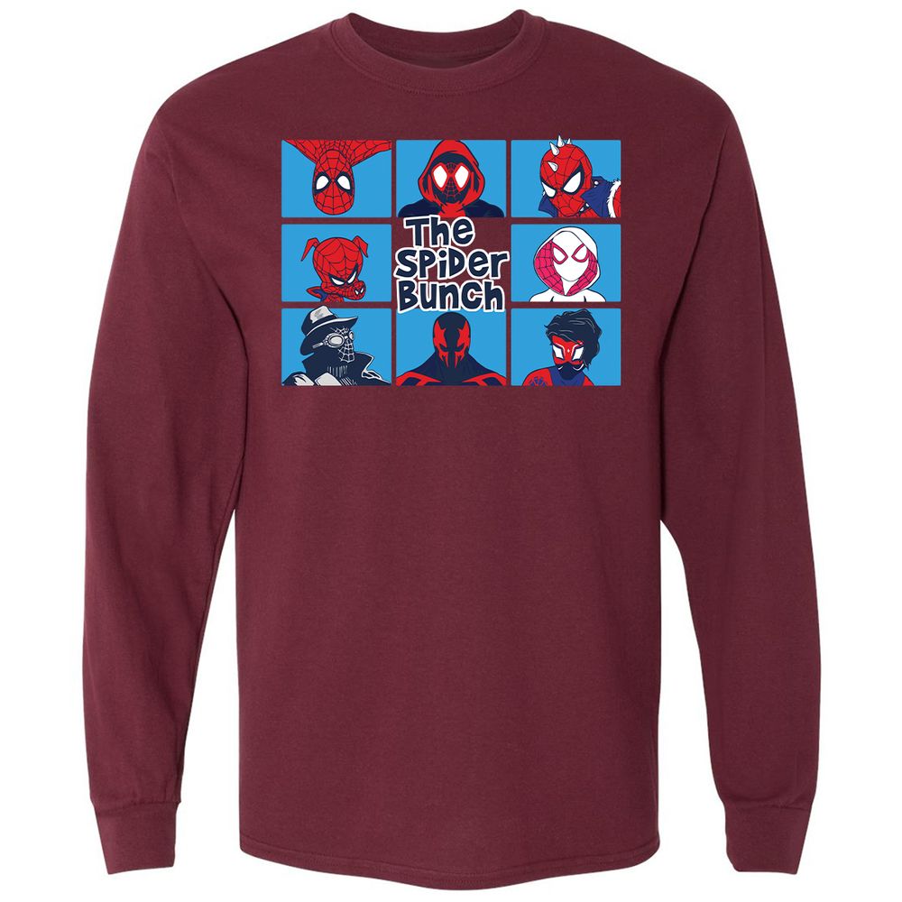 Long Sleeve T-Shirt - EMWEWE28 - Maroon - 11