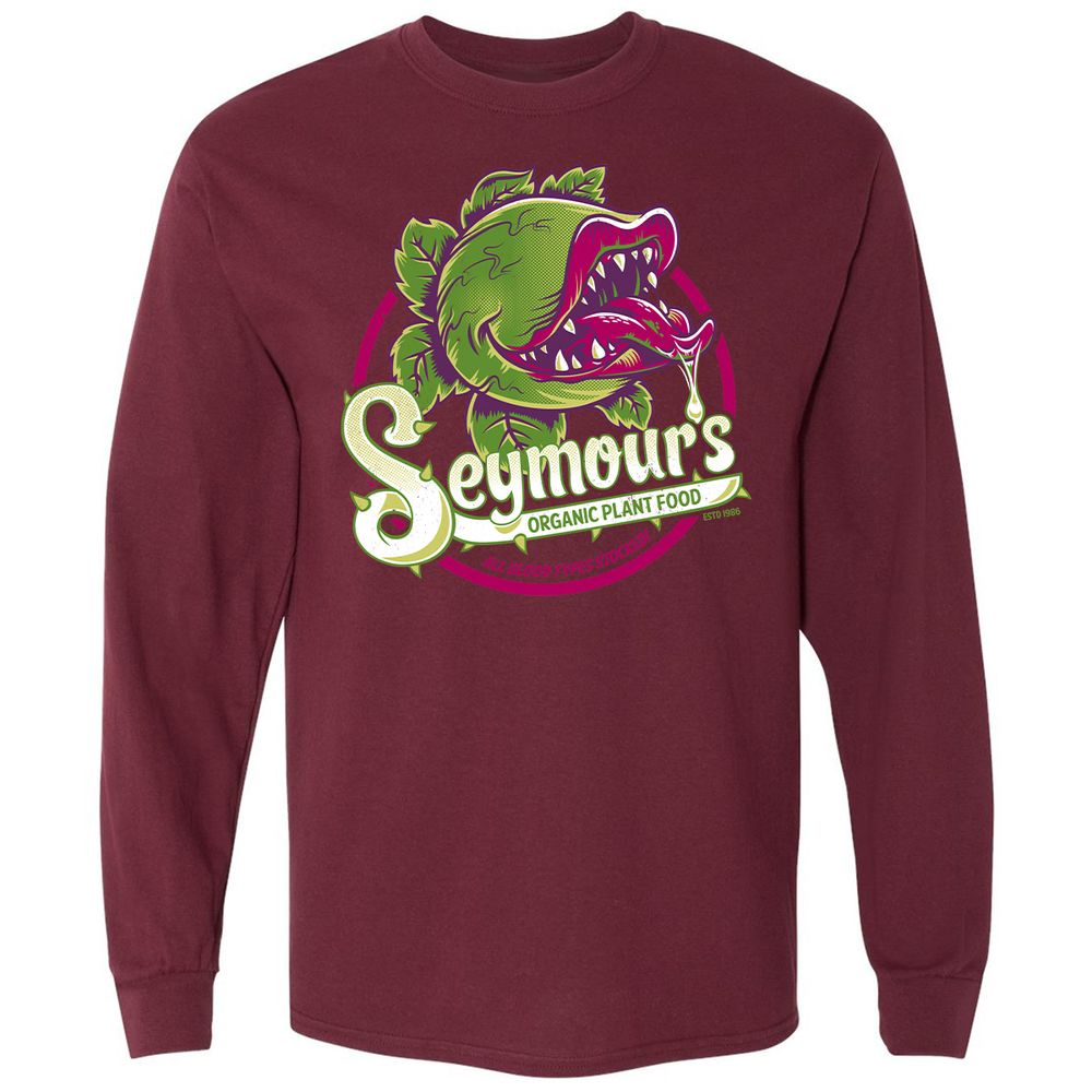 Long Sleeve T-Shirt - 8J6KKRB2 - Maroon - 11