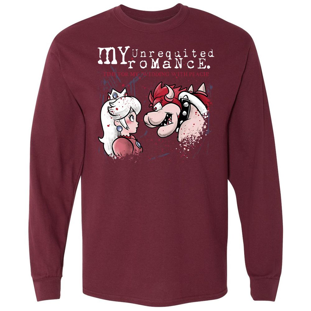 Long Sleeve T-Shirt - HS2WGDY1 - Maroon - 11