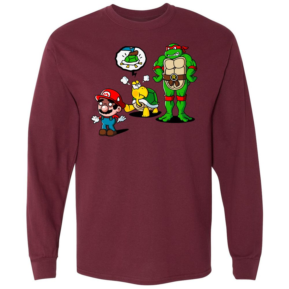 Long Sleeve T-Shirt - MERAEW3Y - Maroon - 11