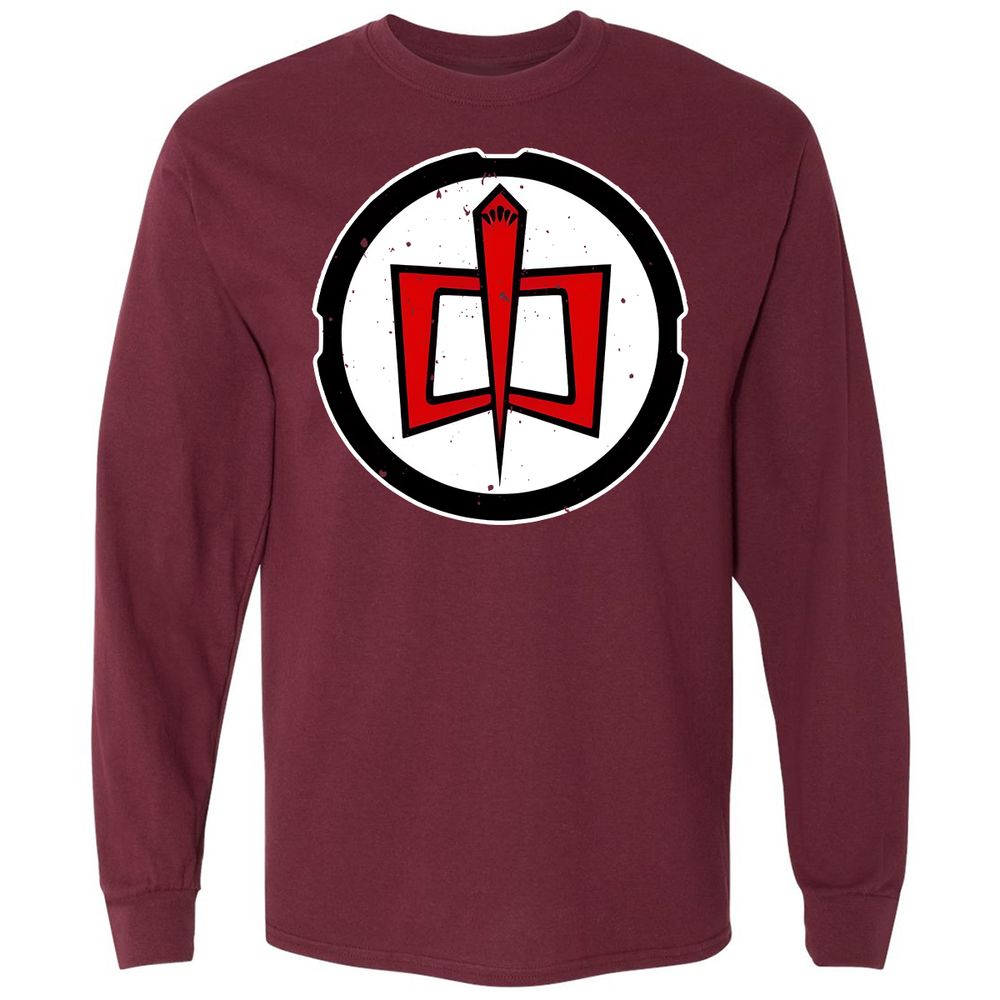 Long Sleeve T-Shirt - 9VAKQEX3 - Maroon - 11