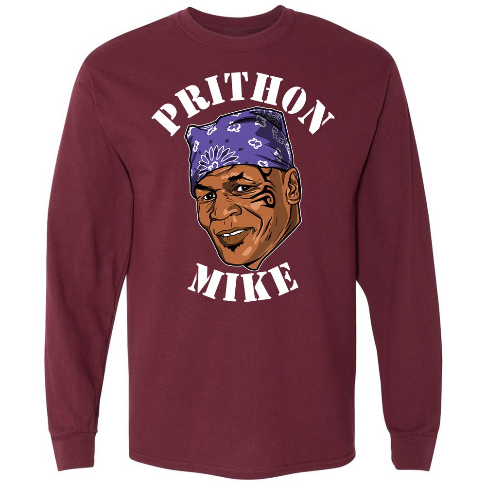 Long Sleeve T-Shirt - CVEYAP7E - Maroon - 11