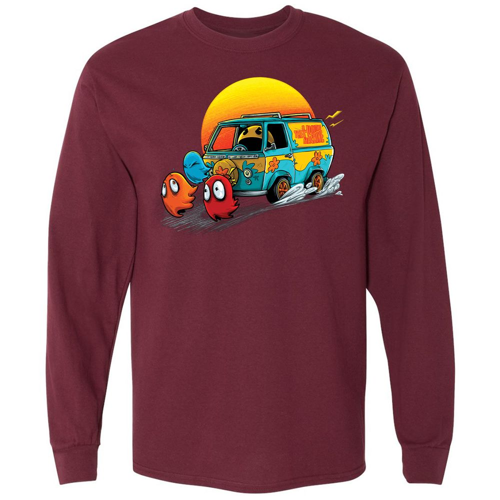 Long Sleeve T-Shirt - GRYH1N53 - Maroon - 11