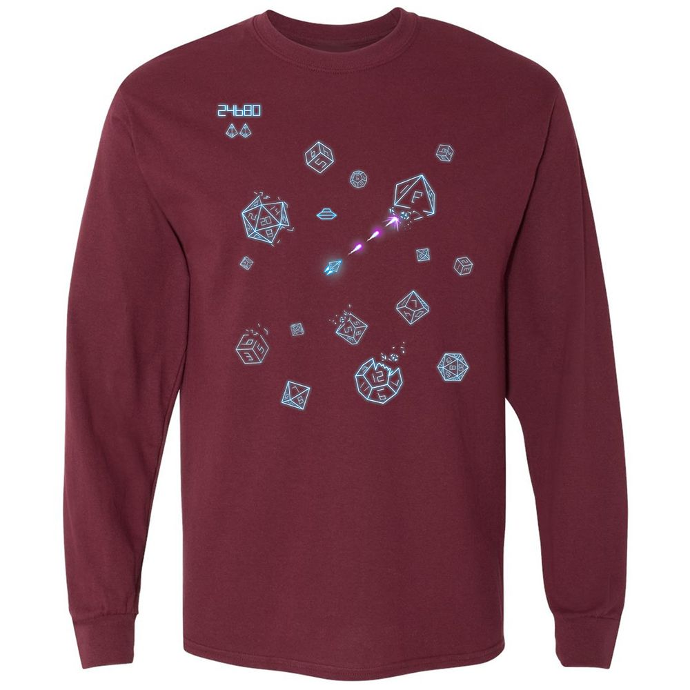 Long Sleeve T-Shirt - TB8PEJCV - Maroon - 11